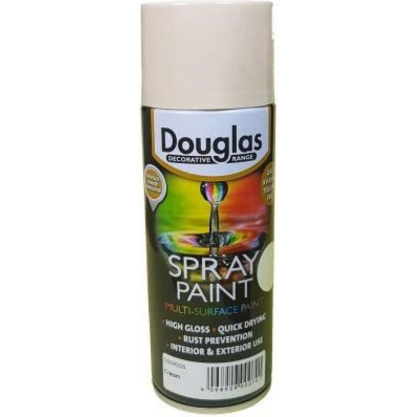 Douglas Multi Surface Spray Paint 400ml - Cream | DS0400S