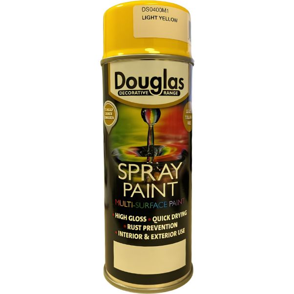 Douglas Multi Surface Spray Paint 400ml - Light Yellow | DS0400M1