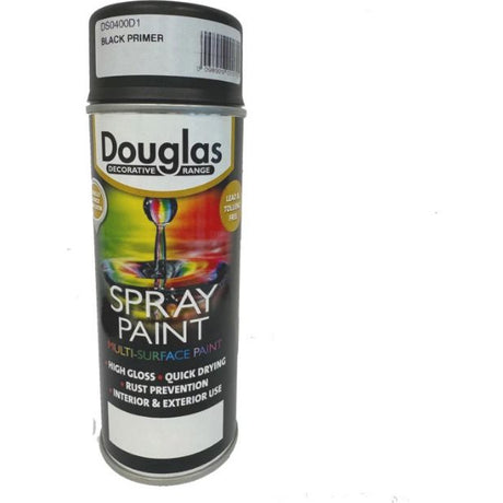 Douglas Primer Spray Paint 400ml - Black | DS0400D1