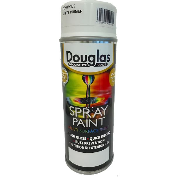 Douglas Primer Spray Paint 400ml - White | DS0400D2