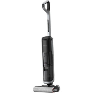 Dreame H14 Pro wet and dry vacuum cleaner with black main body, gray handle, and roller brush attachment on white background
