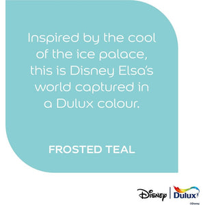 Dulux Easycare Disney Frozen Matt Wall and Ceiling Paint 1.25 Litre - Frosted Teal | 9071740