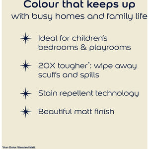 Dulux Easycare Disney Frozen Matt Wall and Ceiling Paint 2.5 Litre - Ice Braid | 9071745