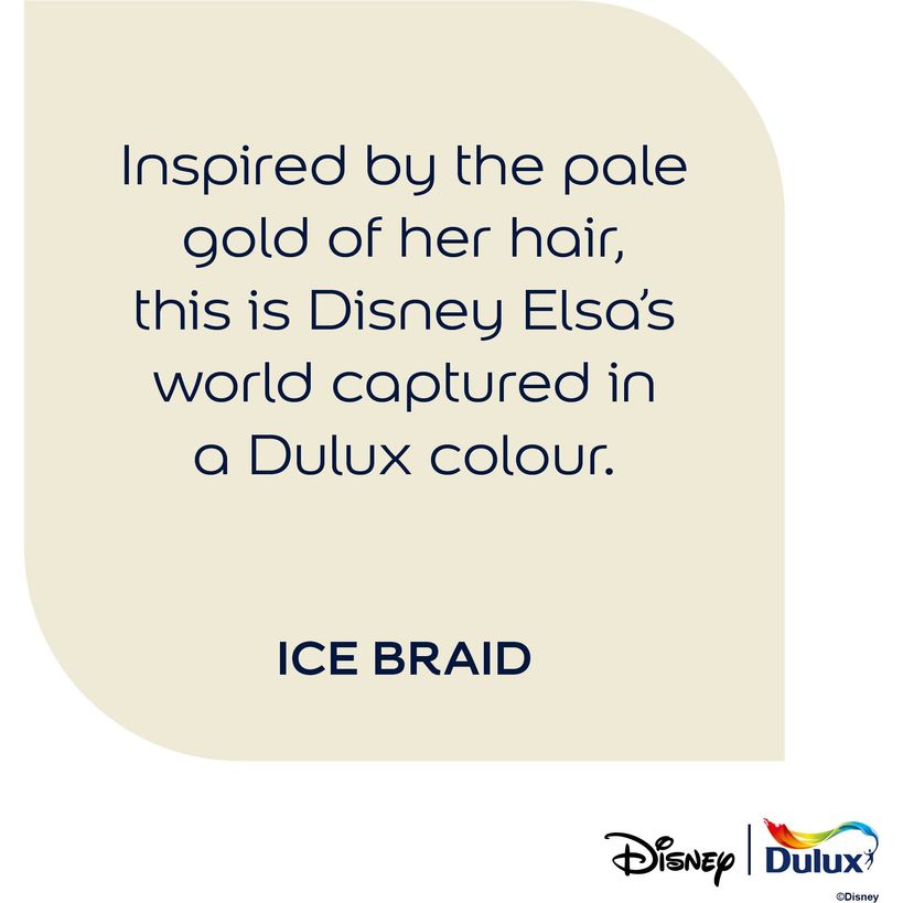 Dulux Easycare Disney Frozen Matt Wall and Ceiling Paint 2.5 Litre - Ice Braid | 9071745