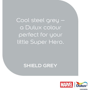 Dulux Easycare Disney MARVEL Avengers Matt Wall and Ceiling Paint 2.5 Litre - Shield Grey | 9072051