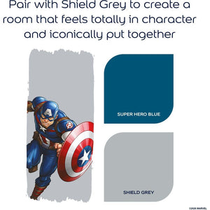 Dulux Easycare Disney MARVEL Captain America Matt Wall and Ceiling Paint 1.25L - Superhero Blue | 9072037