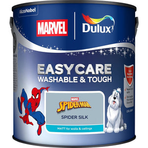 Dulux Easycare Disney MARVEL Spiderman Matt Wall and Ceiling Paint 2.5 Litre - Spider Silk | 9072050
