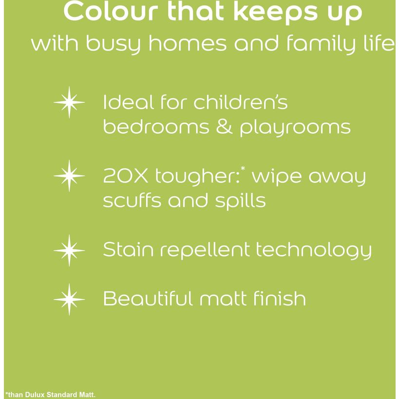 Dulux Easycare Disney Pixar Toy Story Matt Wall and Ceiling Paint 1.25 Litre - Infinity Green | 9072040