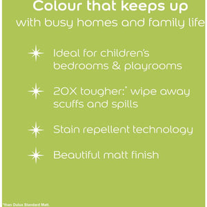 Dulux Easycare Disney Pixar Toy Story Matt Wall and Ceiling Paint 1.25 Litre - Infinity Green | 9072040