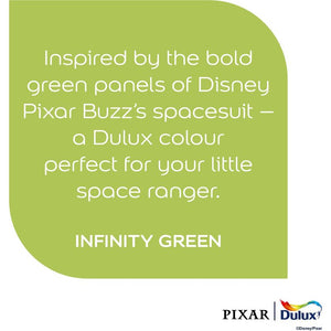 Dulux Easycare Disney Pixar Toy Story Matt Wall and Ceiling Paint 1.25 Litre - Infinity Green | 9072040