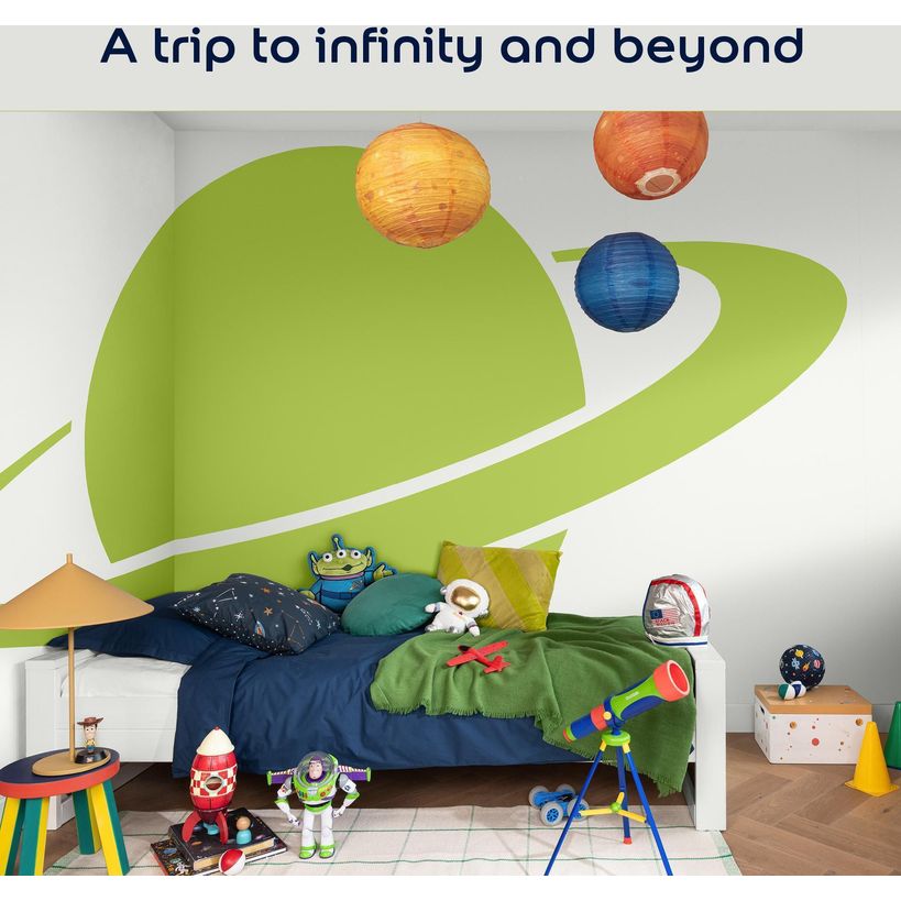 Dulux Easycare Disney Pixar Toy Story Matt Wall and Ceiling Paint 2.5 Litre - Galactic Grey | 9072054