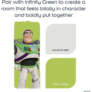 Dulux Easycare Disney Pixar Toy Story Matt Wall and Ceiling Paint 2.5 Litre - Galactic Grey | 9072054