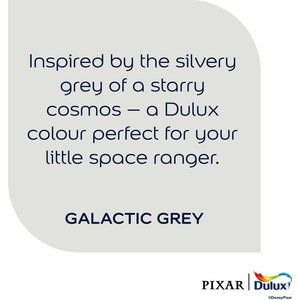 Dulux Easycare Disney Pixar Toy Story Matt Wall and Ceiling Paint 2.5 Litre - Galactic Grey | 9072054