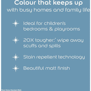 Dulux Easycare Disney Stitch  Matt Wall and Ceiling Paint 1.25 Litre - Experiment 626 | 9072038