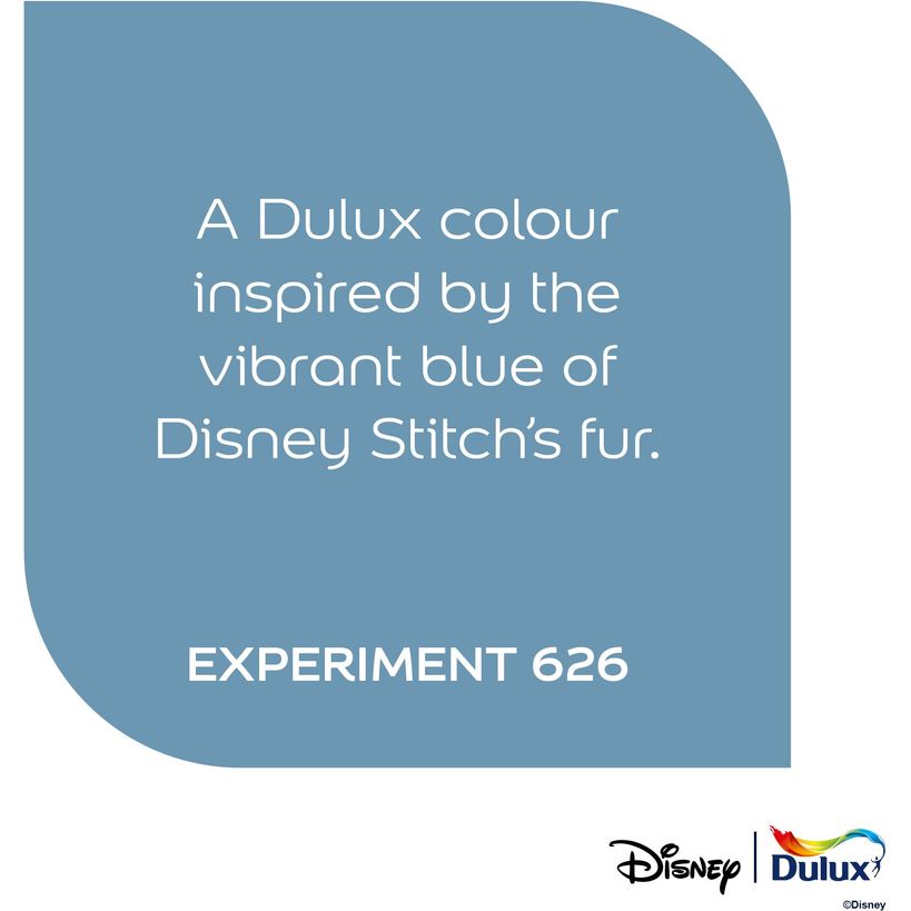 Dulux Easycare Disney Stitch  Matt Wall and Ceiling Paint 1.25 Litre - Experiment 626 | 9072038