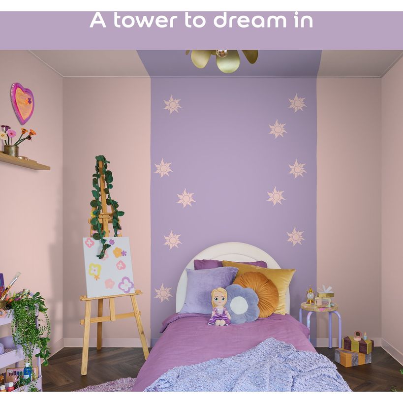 Dulux Easycare Disney Tangled Matt Wall and Ceiling Paint 1.25 Litre - Enchanted Dream | 9072035