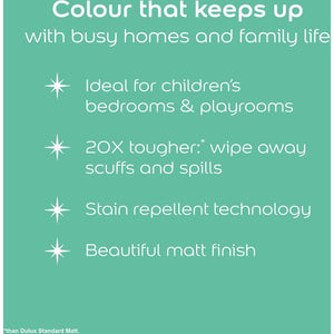 Dulux Easycare Disney The Little Mermaid Matt Wall and Ceiling Paint 1.25 Litre - Mermaid Splash | 9072033