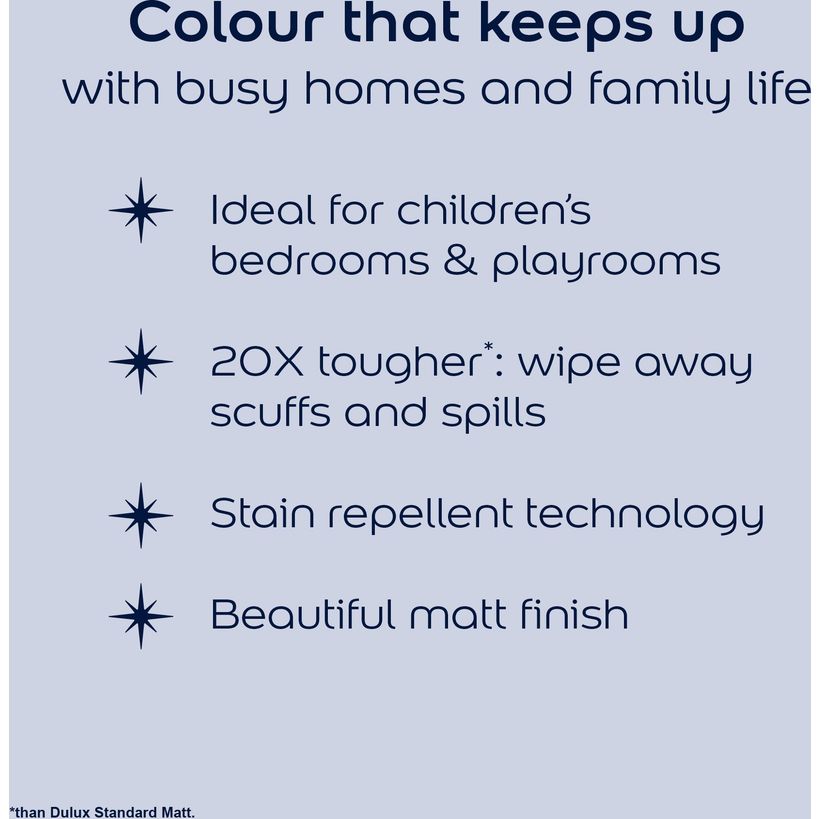 Dulux Easycare Disney The Little Mermaid Matt Wall and Ceiling Paint 2.5 Litre - Lavender Shell | 9072048