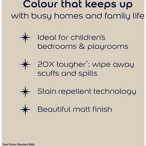Dulux Easycare Disney Winnie The Pooh Matt Wall and Ceiling Paint 2.5 Litre - Honey Whisper | 9072056