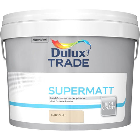 Dulux Trade Supermatt 10 Litre - Magnolia | 5084299