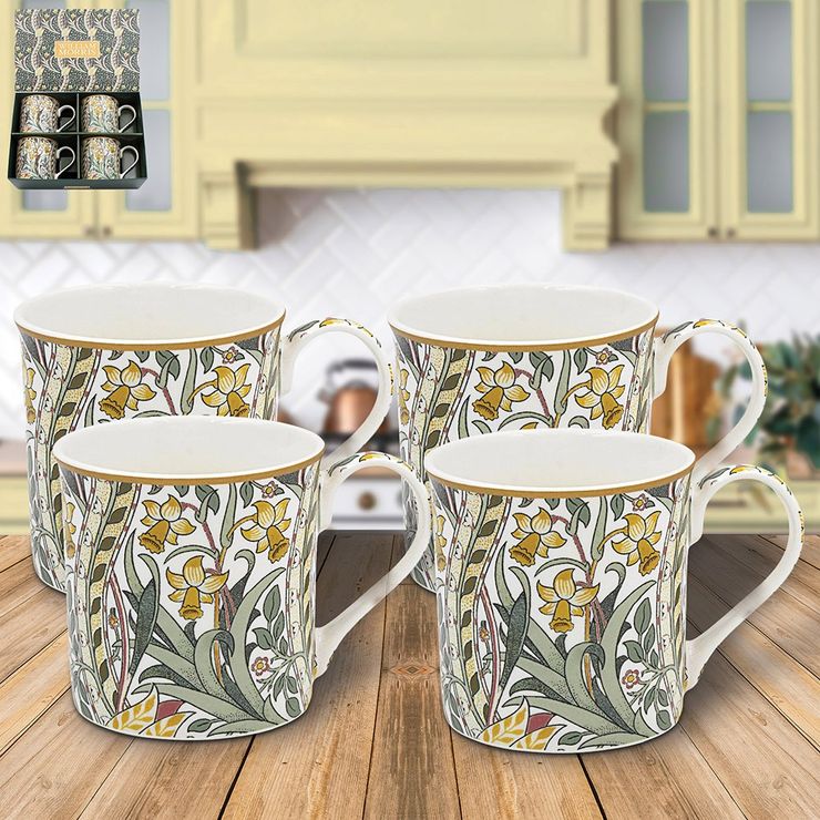Dunlevy Mug Gift Set of 4 - Daffodil | PG0421