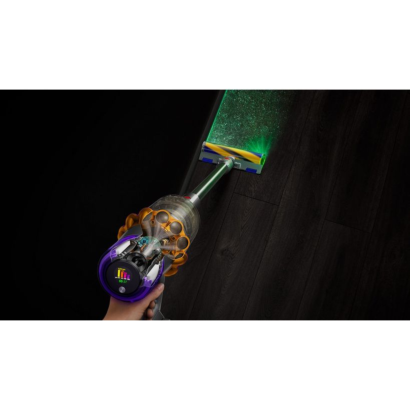 Dyson V15 Detect Absolute Cordless Stick Vac Vacuum Cleaner - Yellow and Nickel | 589598-01