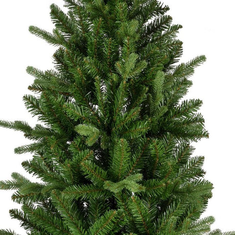 Everlands Killington Fir artificial Christmas tree 8ft 2.4 metre with full green realistic foliage and dense branching displayed against white background
