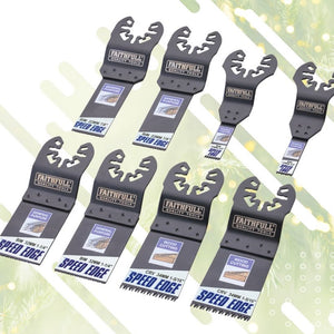 Faithfull 8 Piece Multi Tool Speed Edge Blade Set | XMS26MULTI8