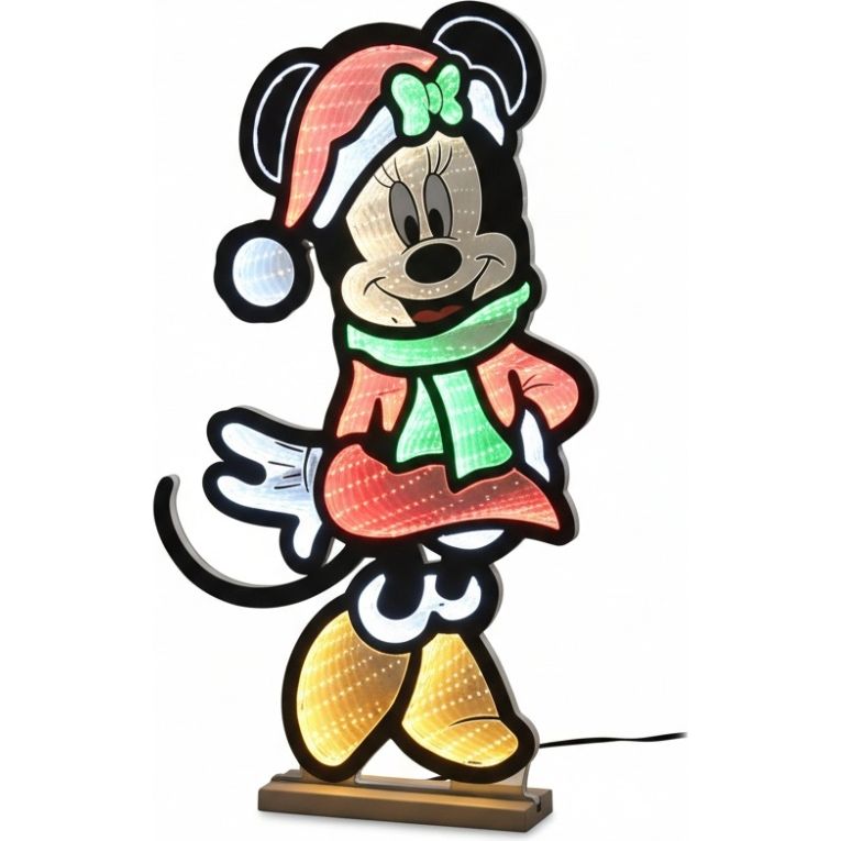 Festive 60cm Disney Minnie Mouse Infinity Mirror Light | P066680
