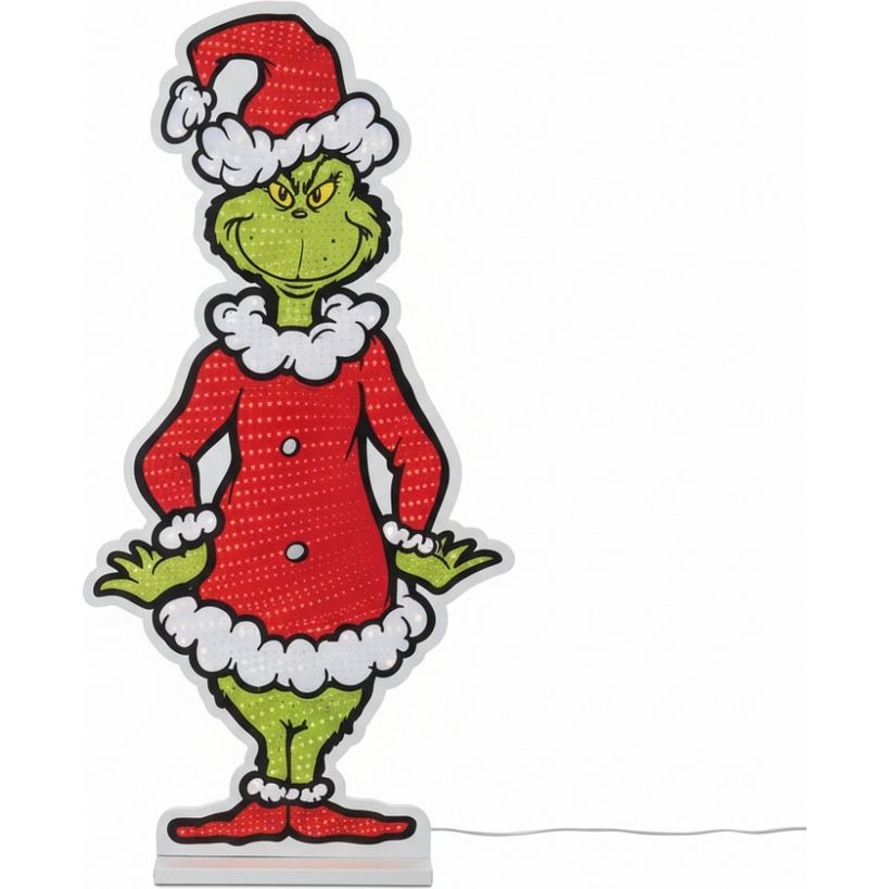 Festive 90cm Disney Grinch Infinity Mirror Light | P066730