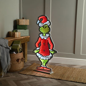 Festive 90cm Disney Grinch Infinity Mirror Light | P066730