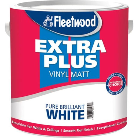 Fleetwood 2.5 Litre Extra Plus Viny Matt - Brillant White | MEP25BW