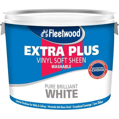 Fleetwood Extra Plus Soft Sheen 10 Litre - Brilliant White | SEP10BW
