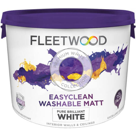 Fleetwood Pro-Clean Scrubbable Matt 10 Litre - White | TRMP10BW