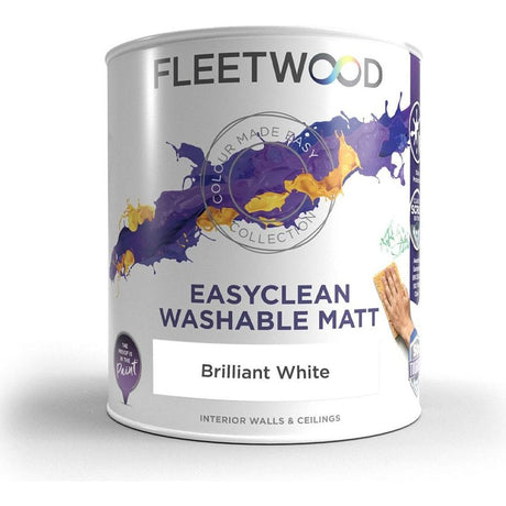 Fleetwood Pro-Clean Scrubbable Matt 5 Litre - White | TRMP50BW
