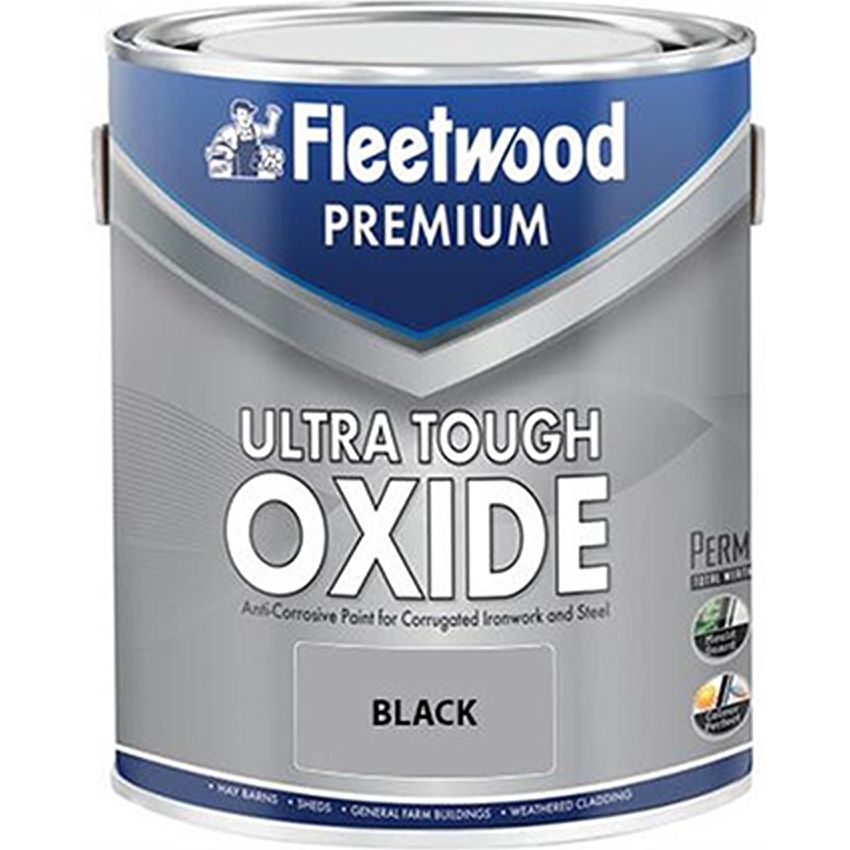 Fleetwood Ultra Tough Oxide Metal Paint 2.5 Litre - Black | OXFO25BL