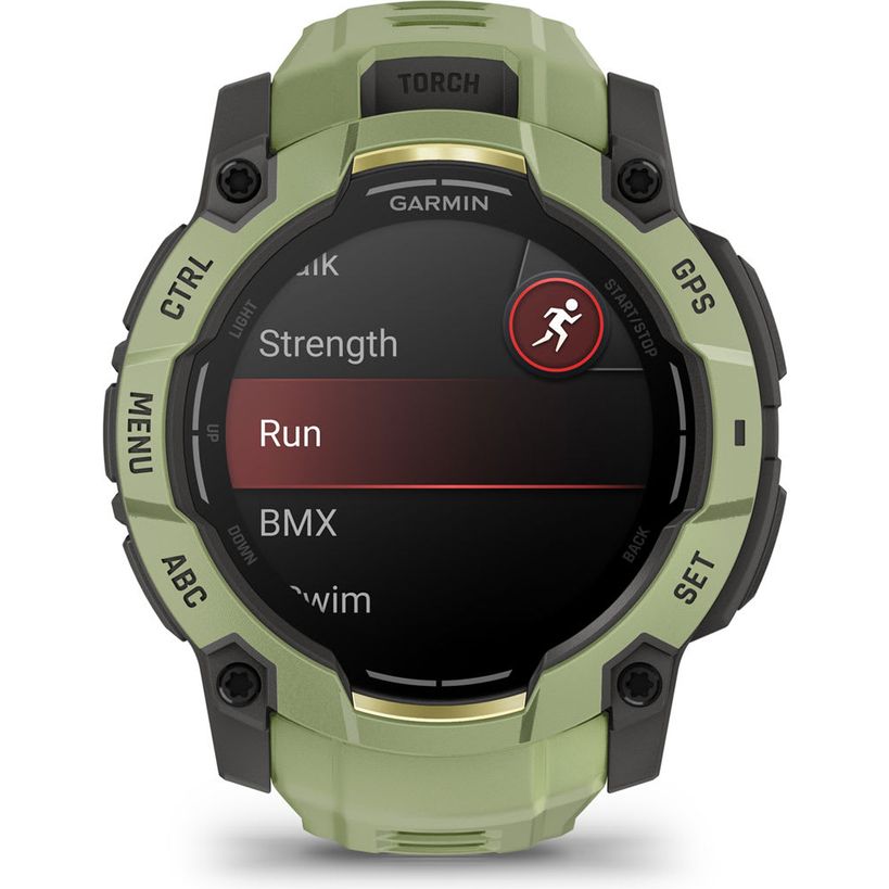 Garmin Instinct 3 Smart Fitness Watch 50mm AMOLED - Fern | 49-GAR-010-03020-02
