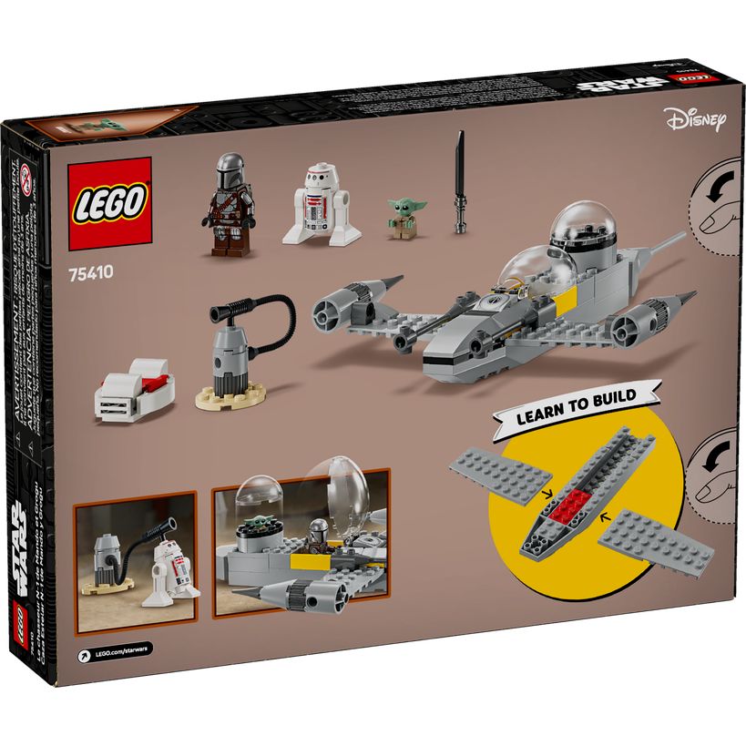Lego Star Wars Mando and Grogu’s N-1 Starfighter | 75410