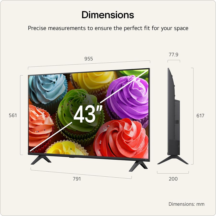 LG 43 Inch LED AI Full HD Smart TV (2026) | 43LB65006LA.AEI