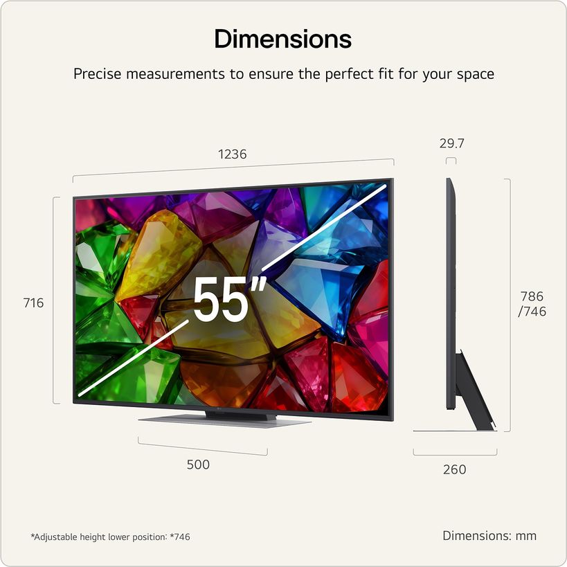LG MRGB88 55 Inch Mini RGB Evo AI 4K Ultra HD Smart TV (2026) | 55MRGB88B6B.AEI