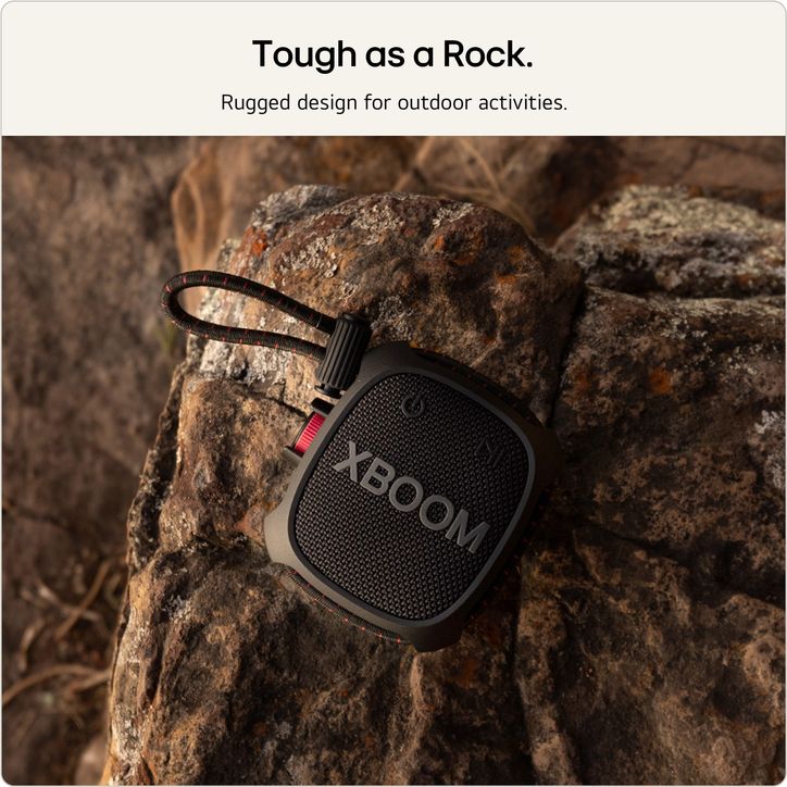 LG Xboom Rock Portable Bluetooth Speaker - Black | ROCK.CEUTLBK