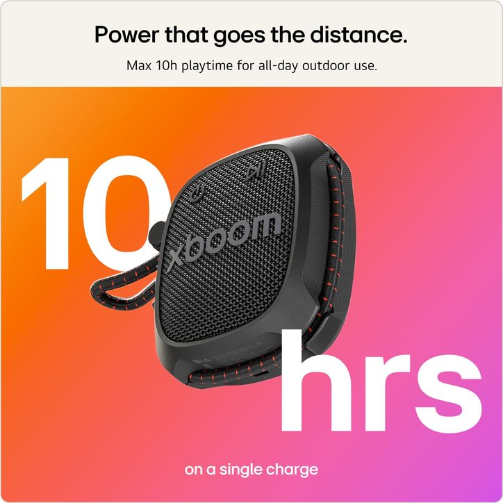 LG Xboom Rock Portable Bluetooth Speaker - Black | ROCK.CEUTLBK