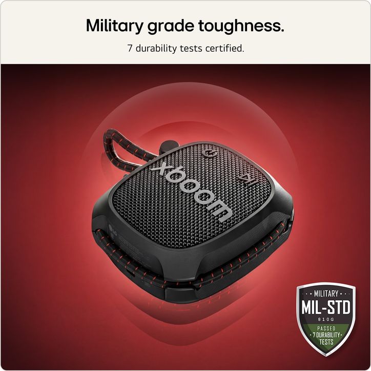 LG Xboom Rock Portable Bluetooth Speaker - Black | ROCK.CEUTLBK