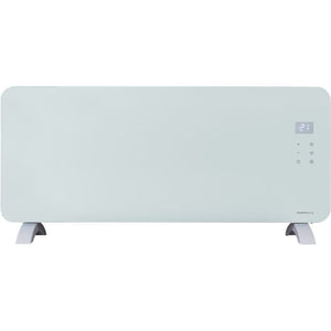 Masterplug Auraline Electric Smart 2000W Glass Panel Heater - White | FANGP200WUK-MP