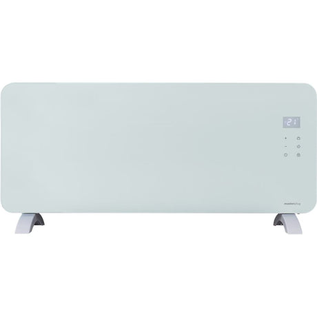 Masterplug Auraline Electric Smart 2000W Glass Panel Heater - White | FANGP200WUK-MP