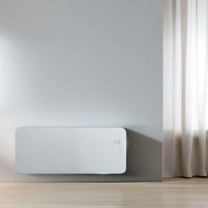 Masterplug Auraline Electric Smart 2000W Glass Panel Heater - White | FANGP200WUK-MP