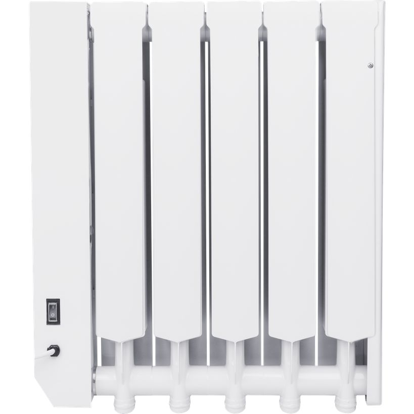 Masterplug SmartEnergy Oil Filled Radiator 1000w Wall Mounted - White | OILW100W5UK-MP