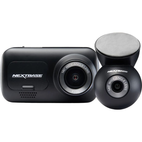 Nextbase 222XR Front and Rear Dash Cam Car Kit - Black | NBDVR222XRWC
