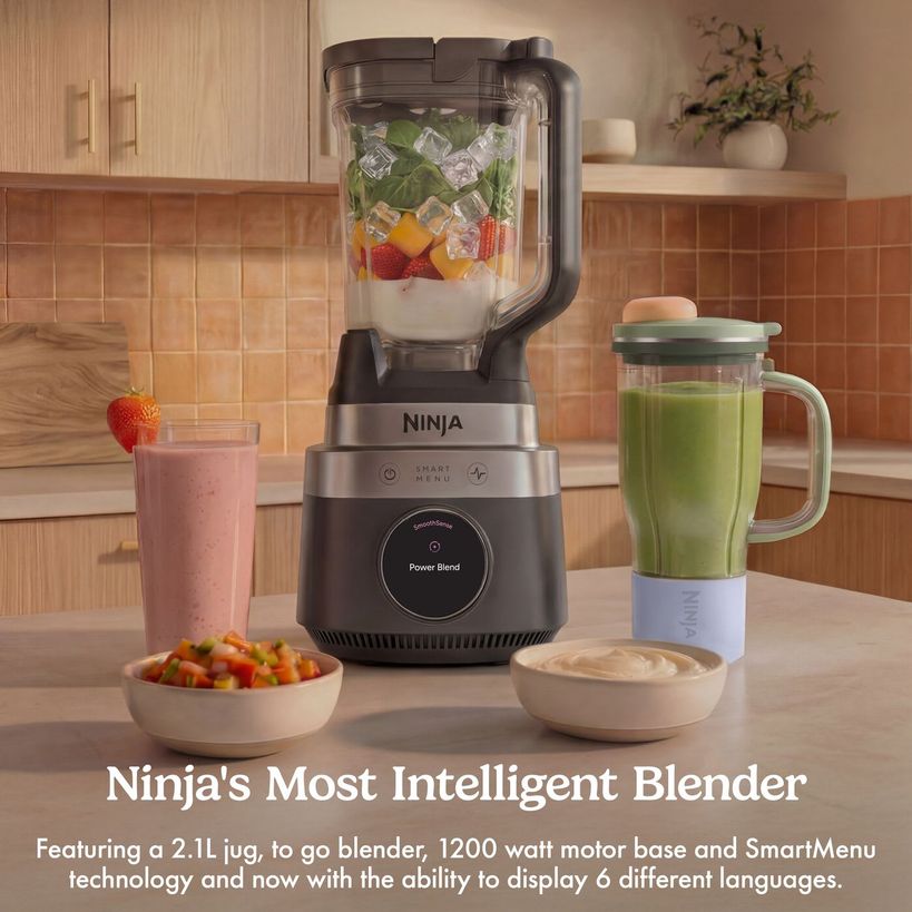 Ninja CrushBOSS 2 in 1 Blender Duo with BlendBOSS Tumbler - Onyx | LB301UKBK