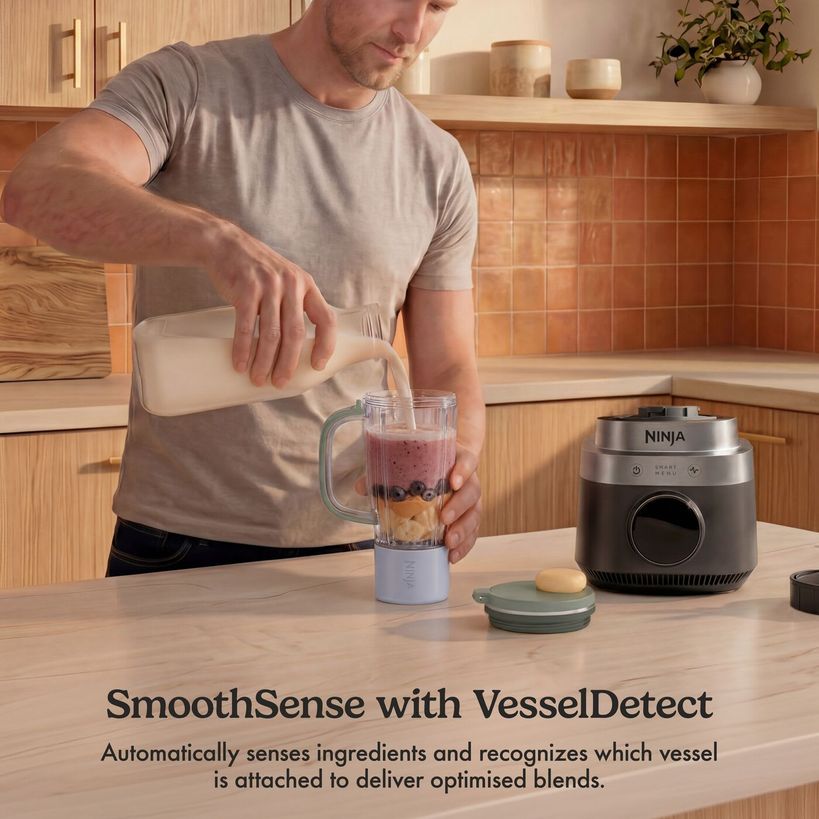 Ninja CrushBOSS 2 in 1 Blender Duo with BlendBOSS Tumbler - Onyx | LB301UKBK